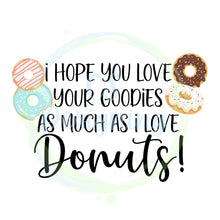 Load image into Gallery viewer, I hope you love your goodies PNG
