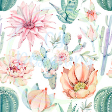 Load image into Gallery viewer, Succulent seamless pattern