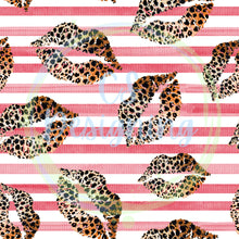 Load image into Gallery viewer, Cheetah lips seamless pattern