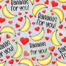 Load image into Gallery viewer, Bananas for you seamless pattern