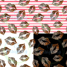 Load image into Gallery viewer, Cheetah lips seamless pattern