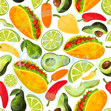 Load image into Gallery viewer, Tacos seamless pattern