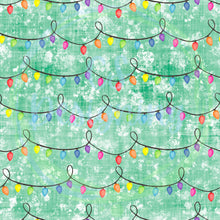 Load image into Gallery viewer, Christmas lights seamless pattern