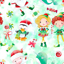Load image into Gallery viewer, Elf seamless pattern