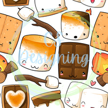 Load image into Gallery viewer, S’more seamless pattern