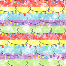 Load image into Gallery viewer, Christmas lights seamless pattern