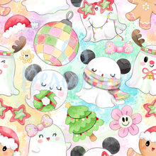 Load image into Gallery viewer, Mouse Christmas seamless pattern
