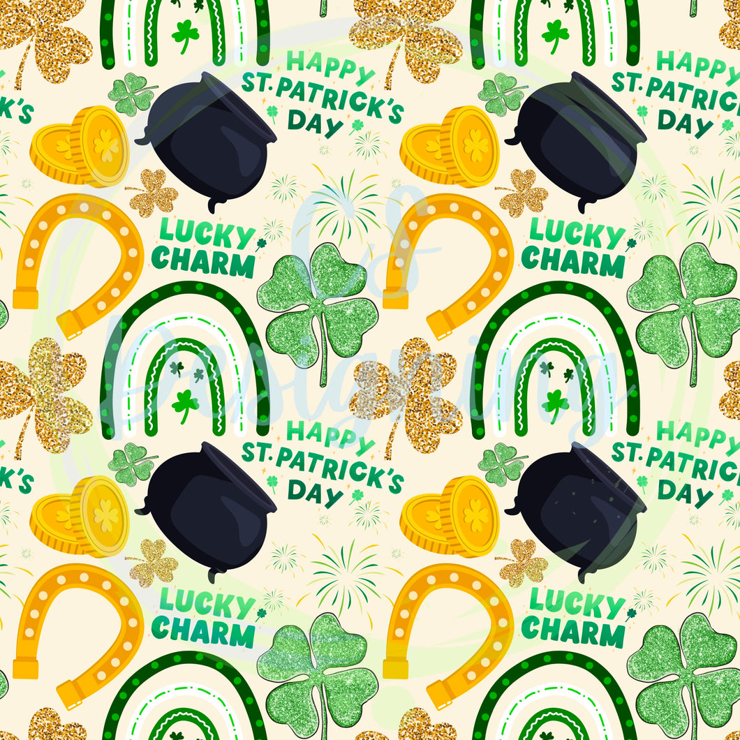 St Patricks Day seamless pattern (LIMITED TO 30)