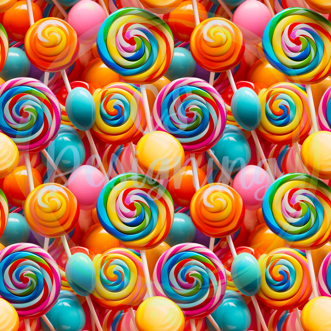 Candy seamless pattern