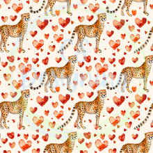 Load image into Gallery viewer, Valentines cheetah seamless pattern
