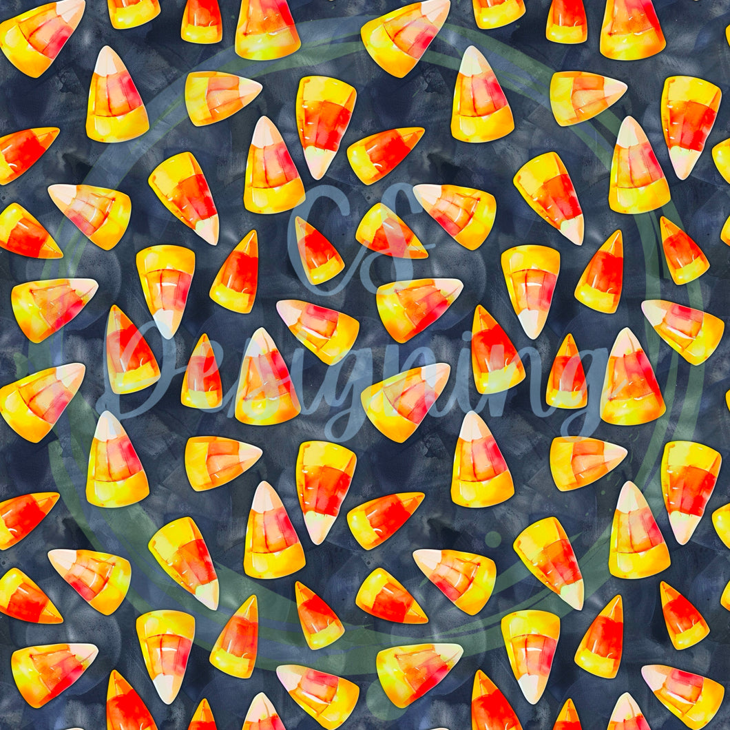 Candy corn seamless pattern