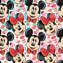 Load image into Gallery viewer, Mouse valentines seamless pattern
