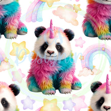 Load image into Gallery viewer, Pandicorn seamless pattern
