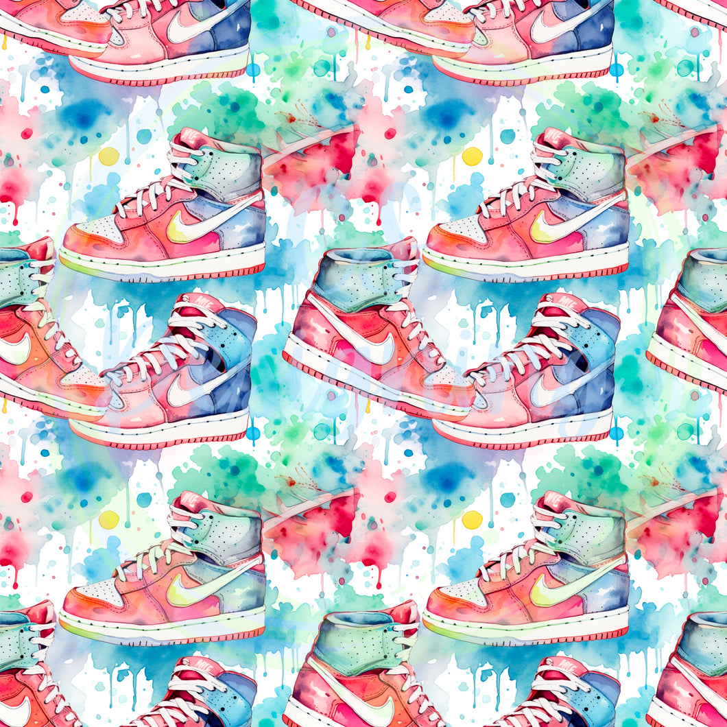 Shoes seamless pattern