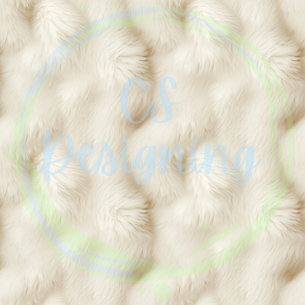 Bear fur cream seamless pattern