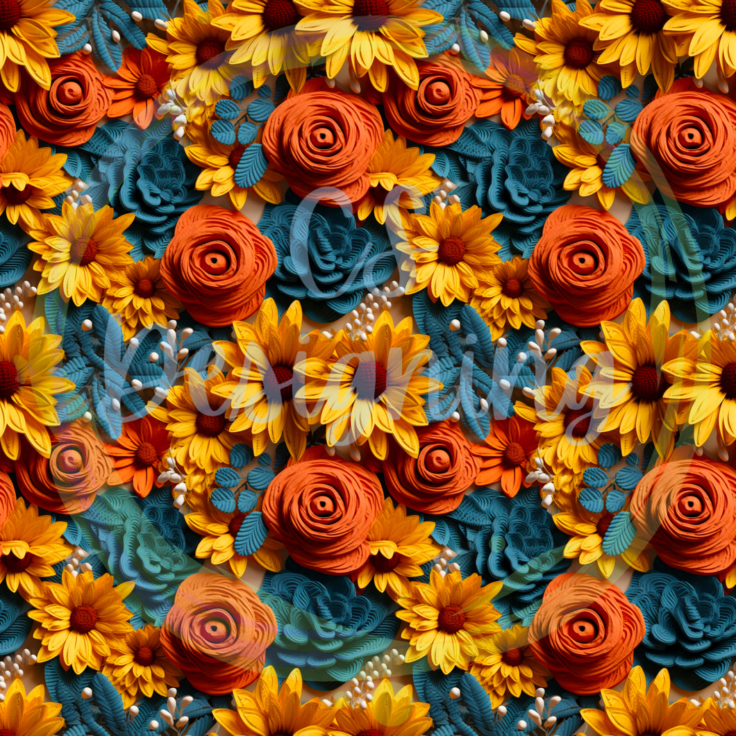 Floral seamless pattern