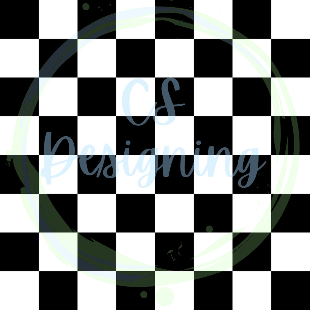 Black checker seamless pattern