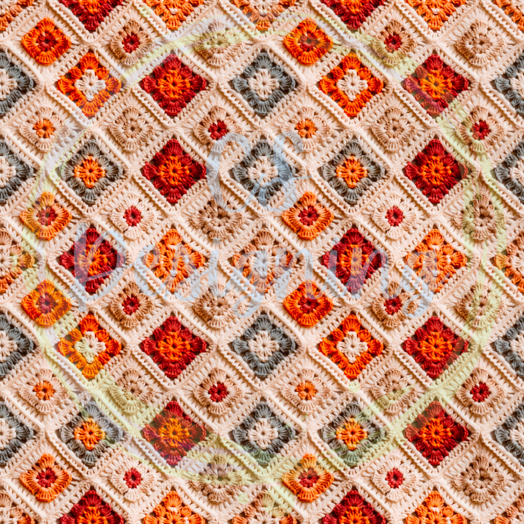 Granny Smith squares seamless pattern