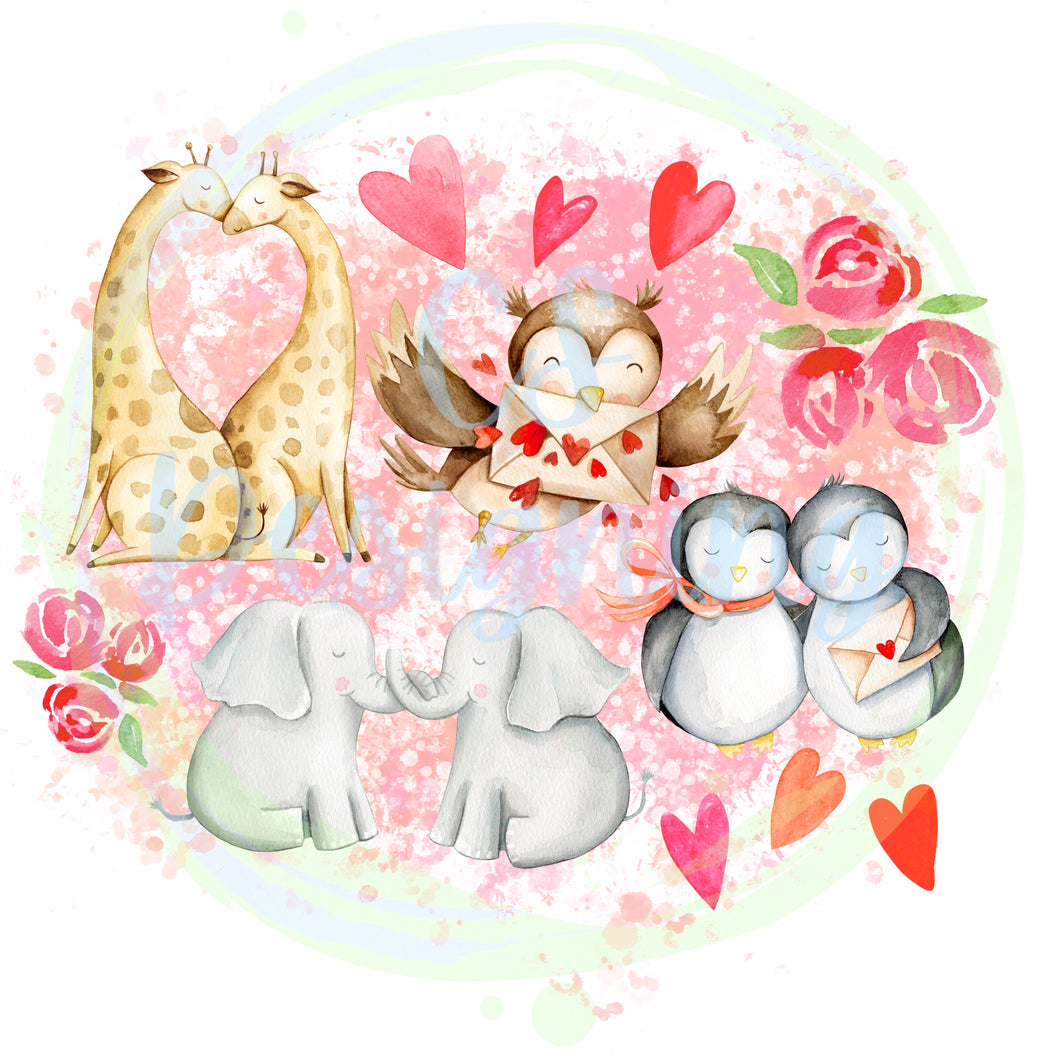 Vday animals PNG