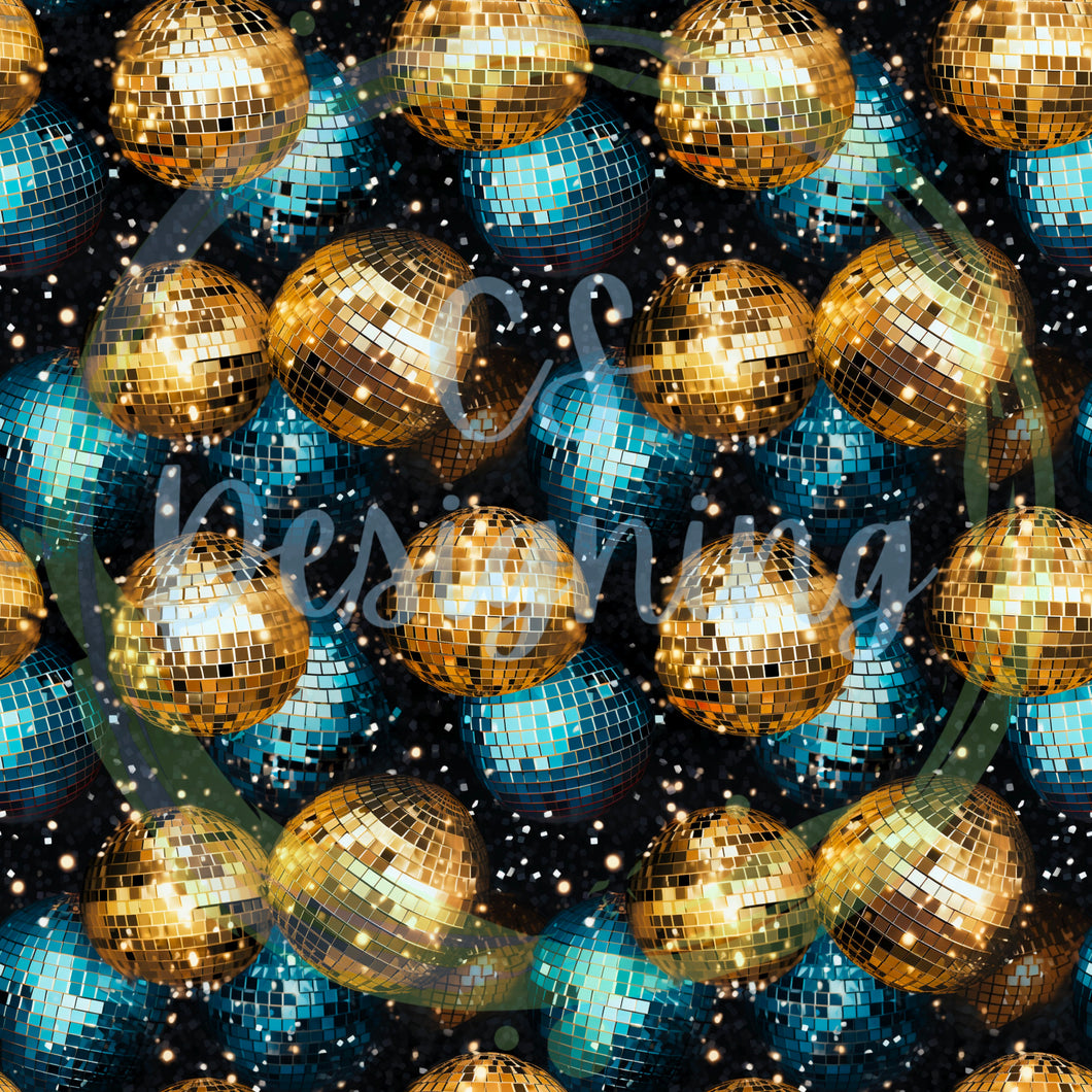 New years seamless pattern