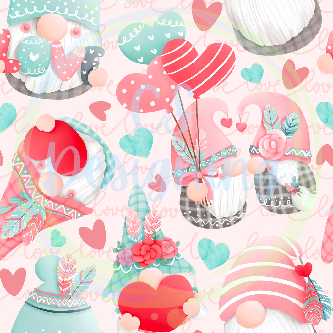 Vday gnomes seamless pattern(LIMITED TO 25)