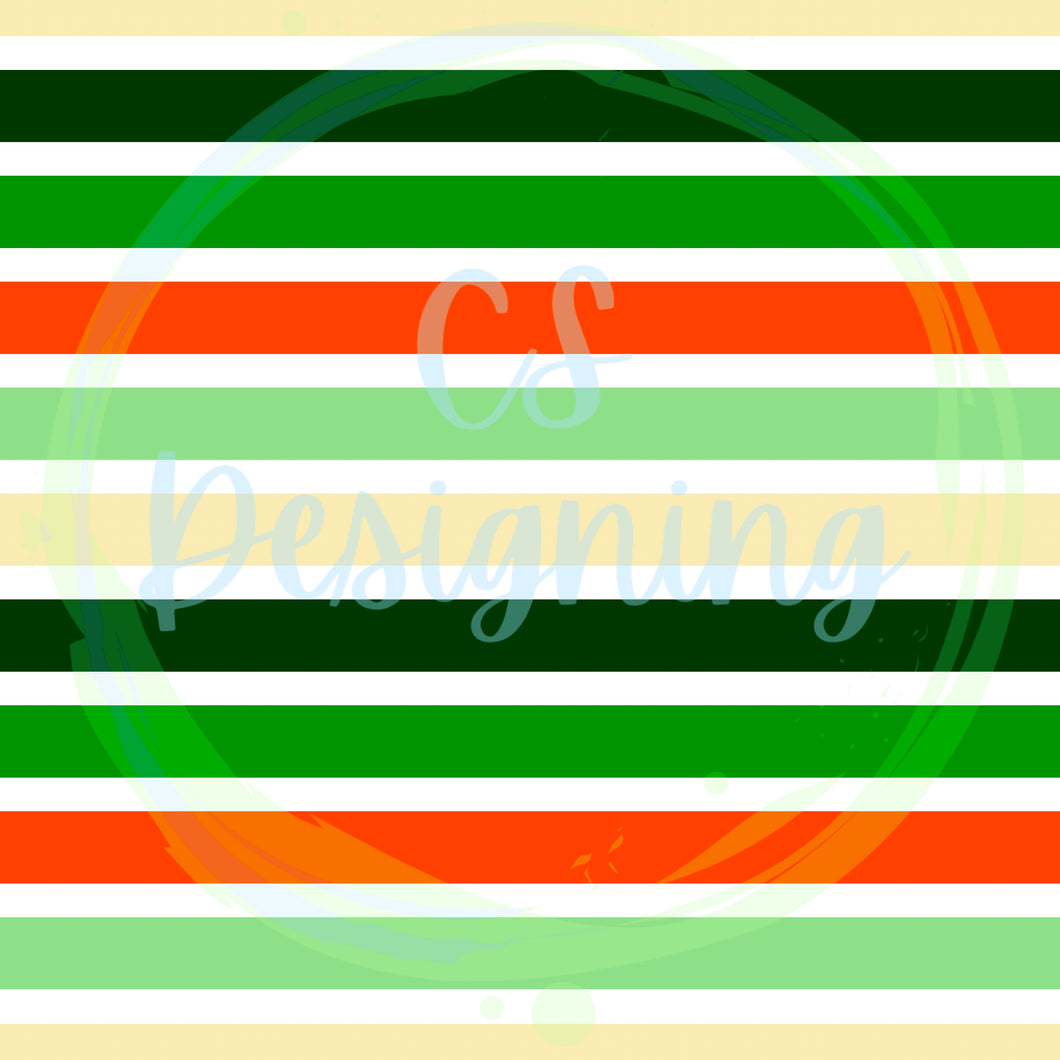 St Patricks Day multicolor stripes seamless pattern