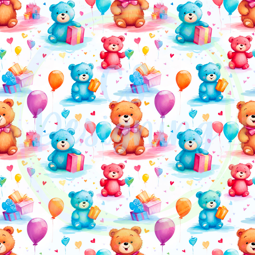 Bears seamless pattern