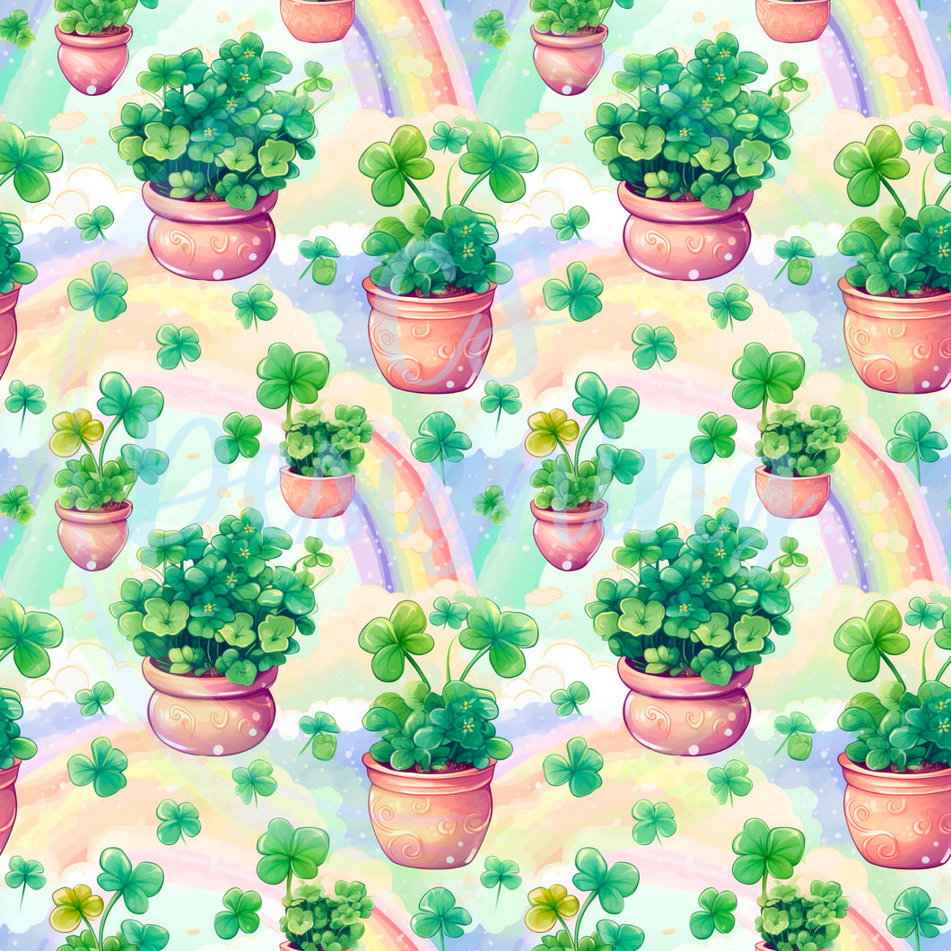 St patricks day seamless pattern