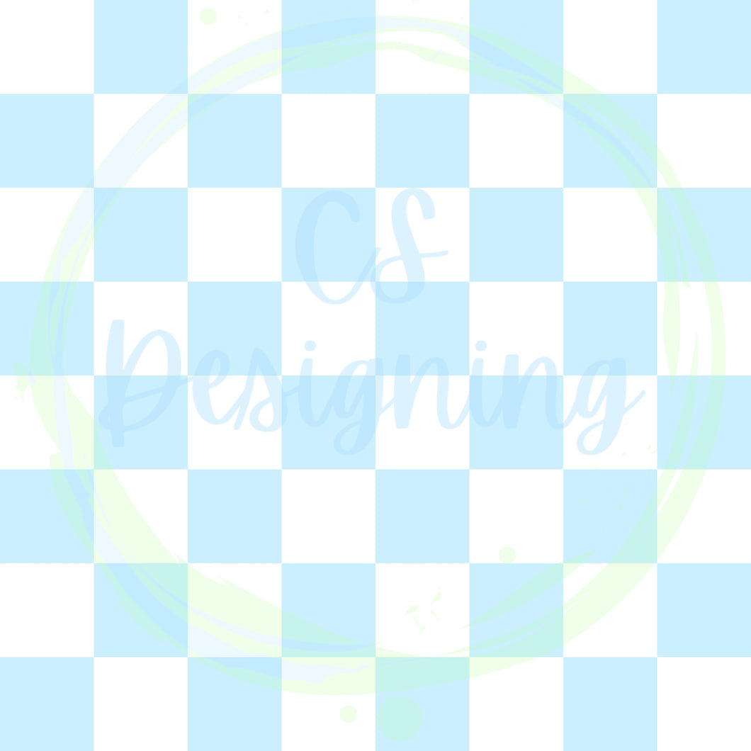 Blue checker seamless pattern