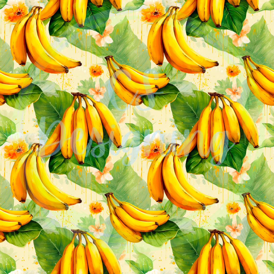 Bananas seamless pattern