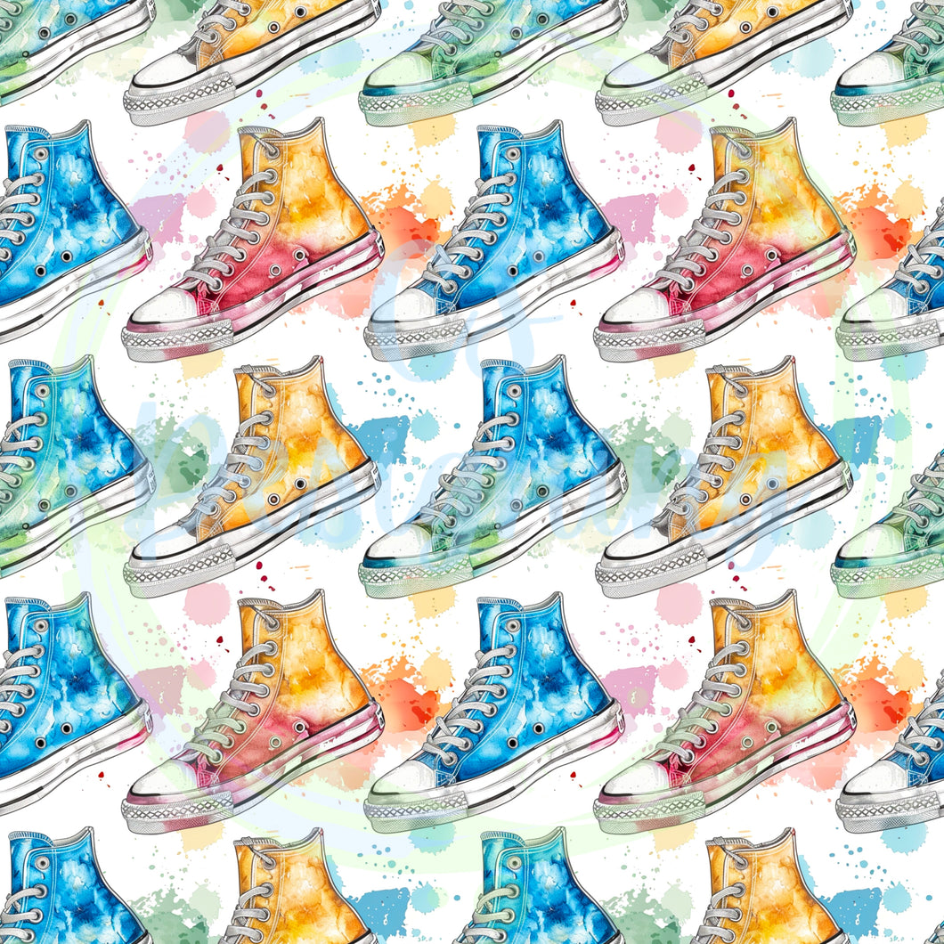 Shoes seamless pattern