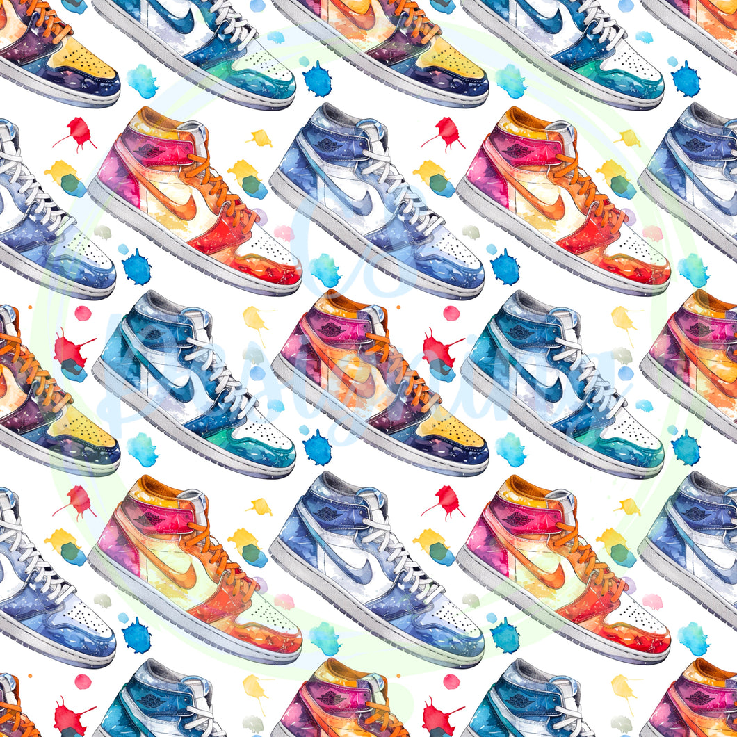 Shoes seamless pattern