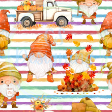 Load image into Gallery viewer, Fall gnomes seamless pattern
