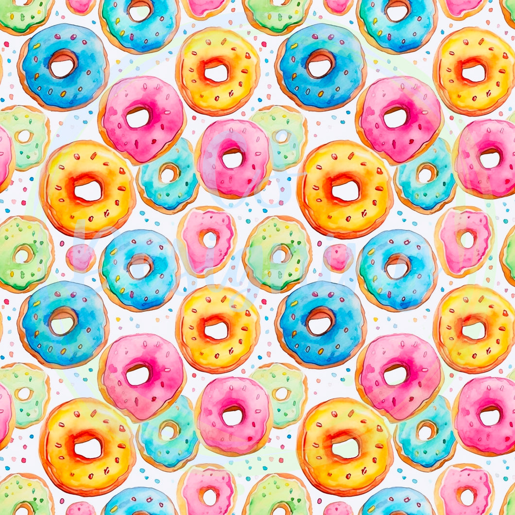 Donuts seamless pattern