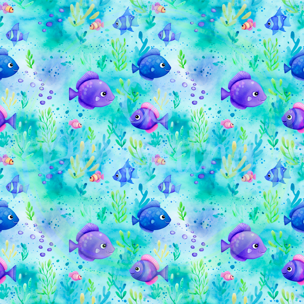 Under the sea seamless pattern