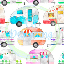 Load image into Gallery viewer, Camper seamless pattern
