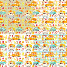 Load image into Gallery viewer, Fall trucks seamless pattern
