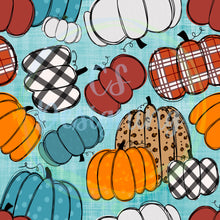 Load image into Gallery viewer, Pumpkins seamless pattern
