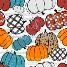 Load image into Gallery viewer, Pumpkins seamless pattern
