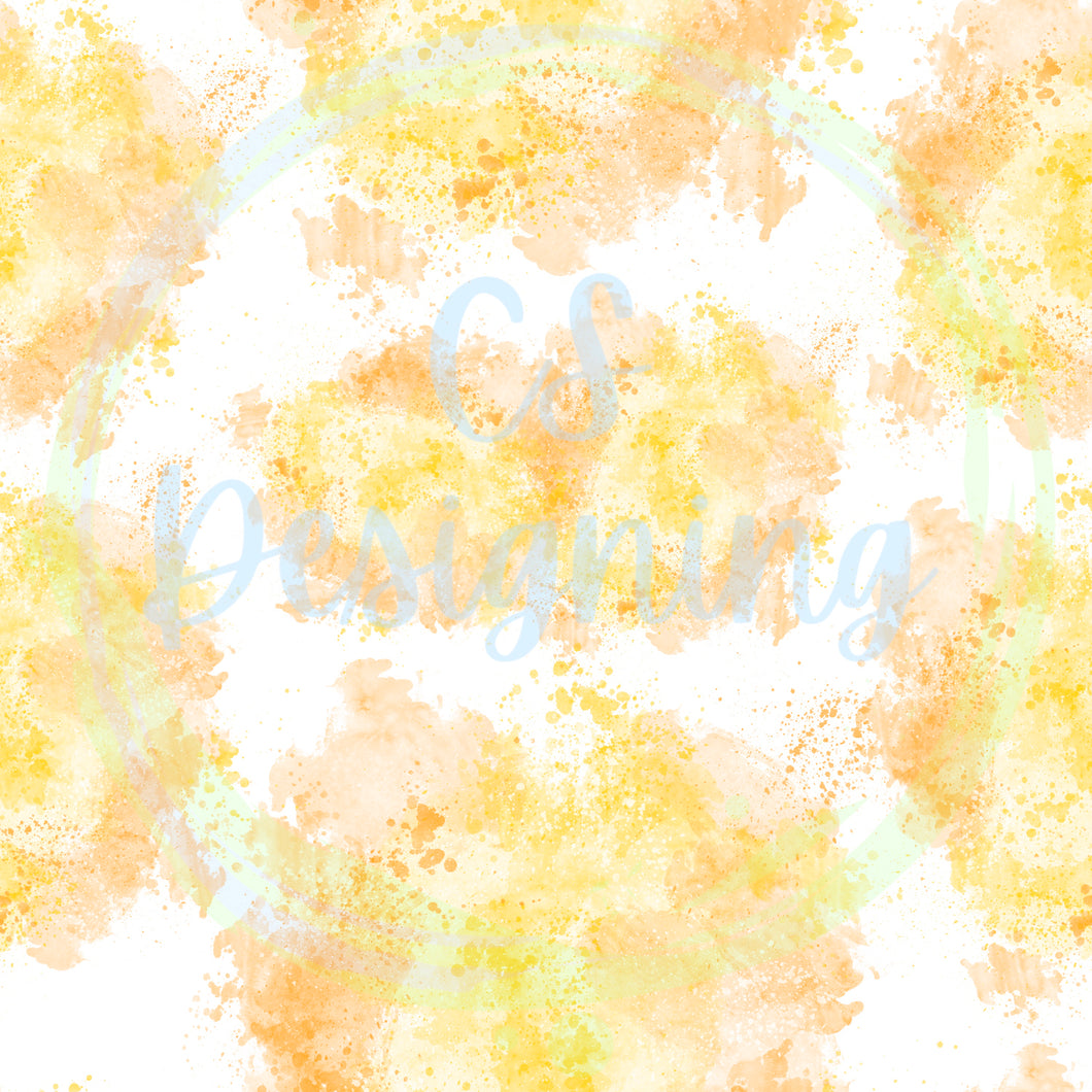 Orange splatter seamless pattern