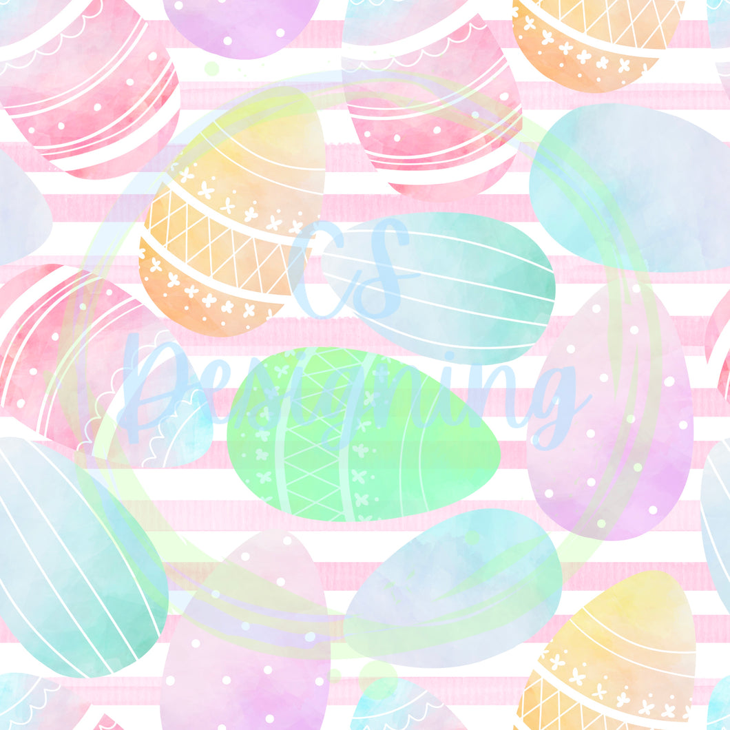 Easter eggs seamless pattern