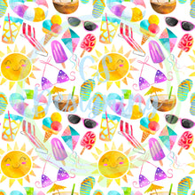 Load image into Gallery viewer, Fun in the sun seamless pattern
