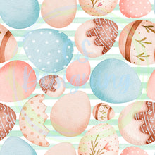 Load image into Gallery viewer, Easter eggs seamless pattern
