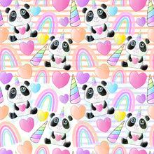 Load image into Gallery viewer, Pandicorn seamless pattern
