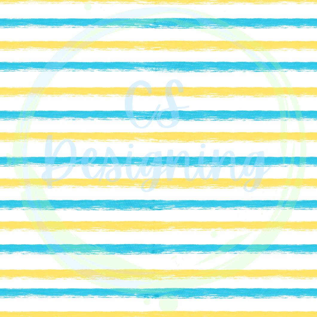 Blue/yellow stripes seamless pattern