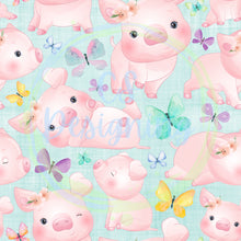 Load image into Gallery viewer, Pig seamless pattern
