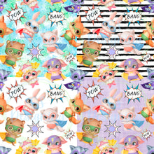 Load image into Gallery viewer, Super animals seamless pattern
