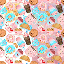 Load image into Gallery viewer, Valentines coffee seamless pattern
