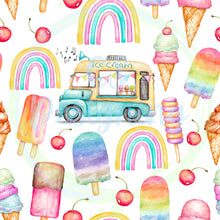 Load image into Gallery viewer, Ice cream seamless pattern
