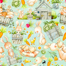 Load image into Gallery viewer, Bunny season seamless pattern
